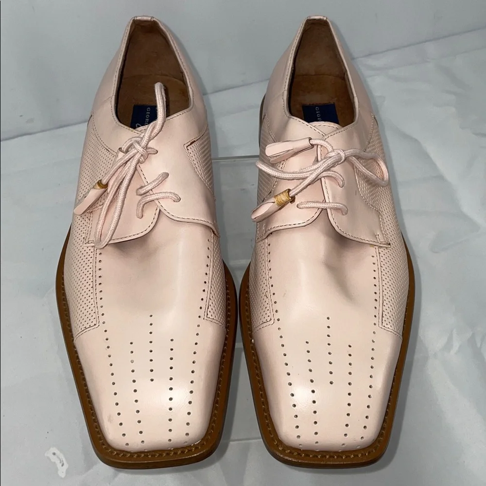 VINTAGE GIORGIO BRUTINI MENS PRIVATE COLLECTION LEATHER LACE UP SHOES FTL-02-193